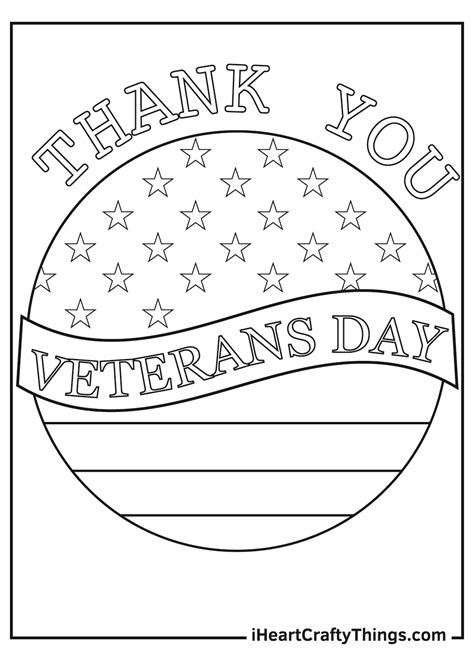 Free Printable Veterans Day Cards To Color